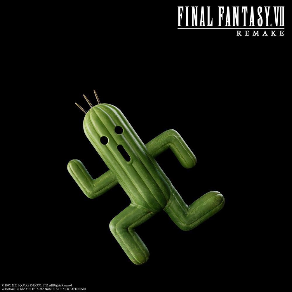 Final Fantasy VII Remake Character Artwork Cactuar