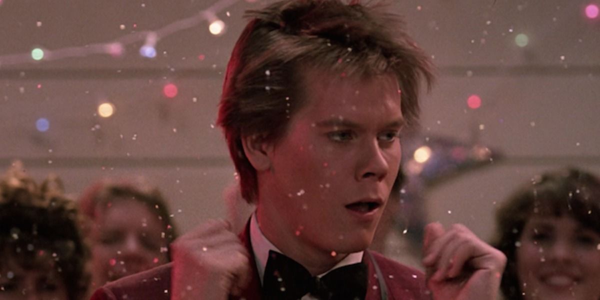 Kevin Bacon at a party in the film Footloose. 
