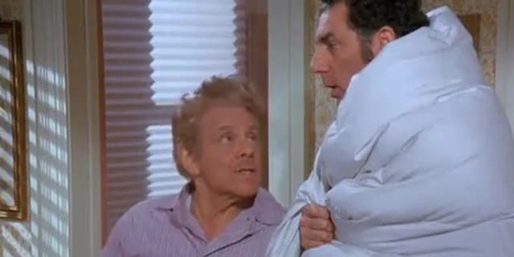 Frank Costanza and Kramer