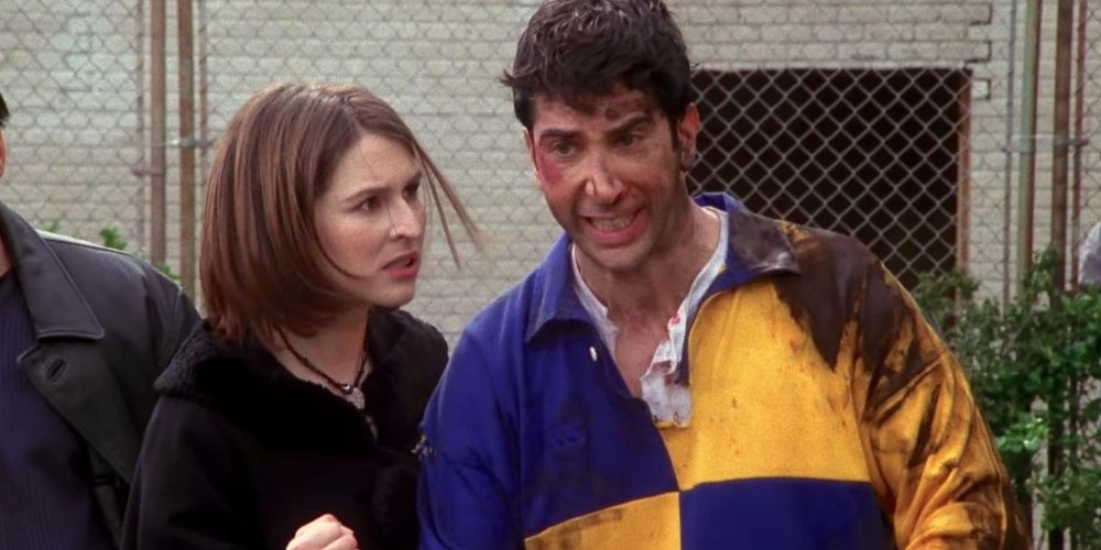 Emily and Ross in Friends