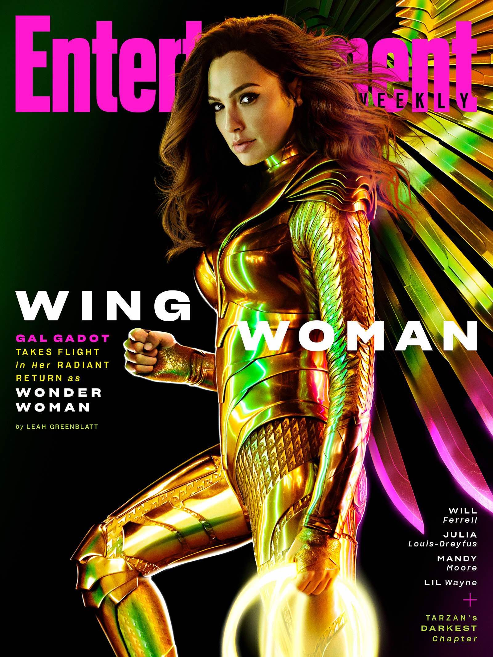 Gal Gadot on the EW Magazine Cover For Wonder Woman 1984