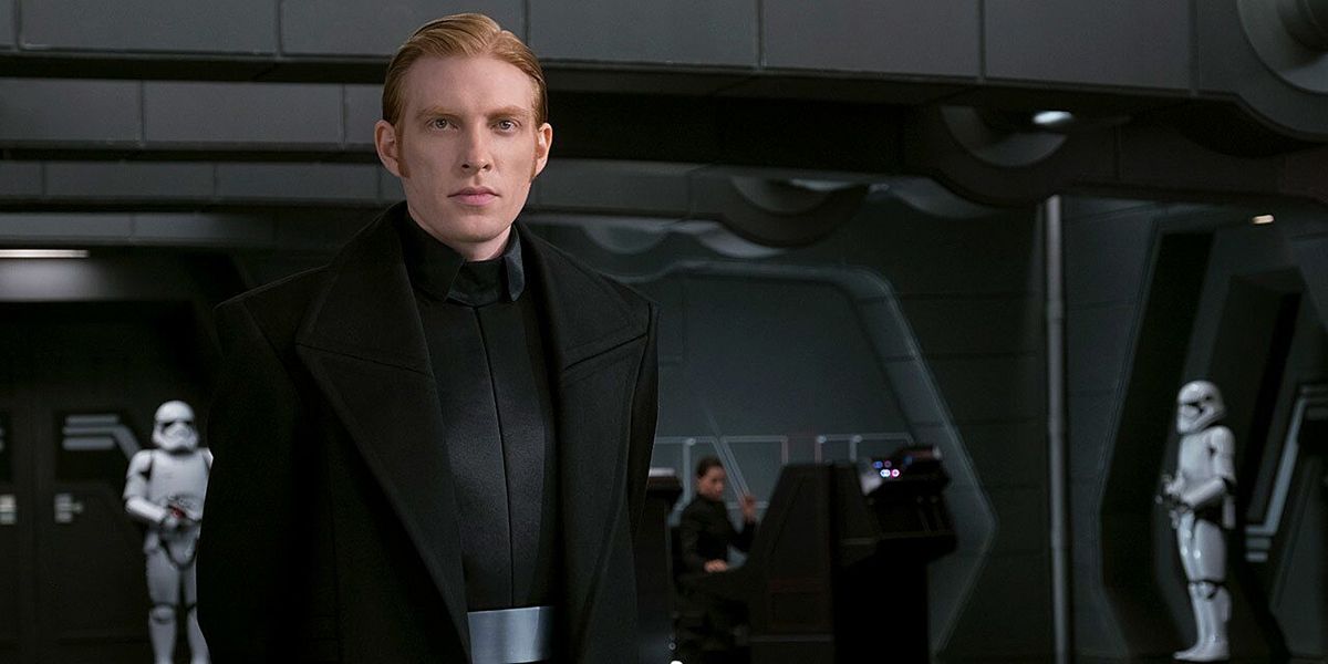 General Hux looking annoyed in Star Wars