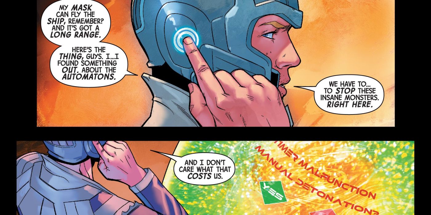 Guardians Galaxy Comic Star-Lord Bomb Death