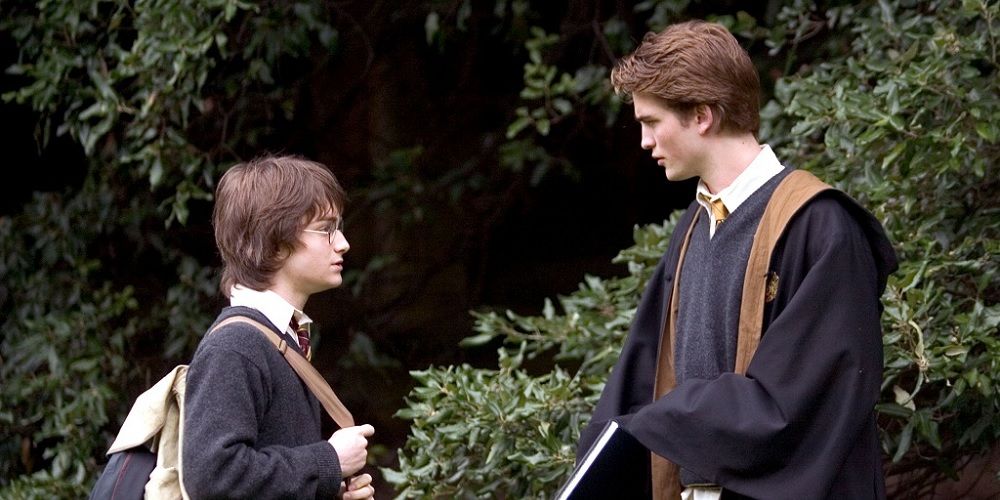 Harry and Cedric in Harry Potter and the Goblet of Fire