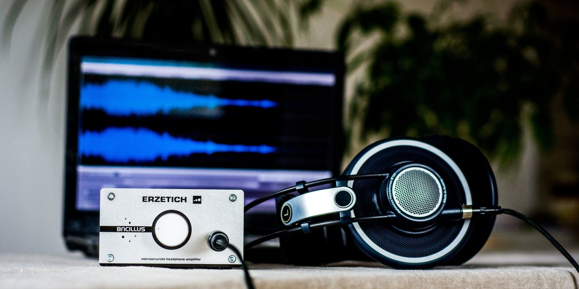 Headphones In Front of PC