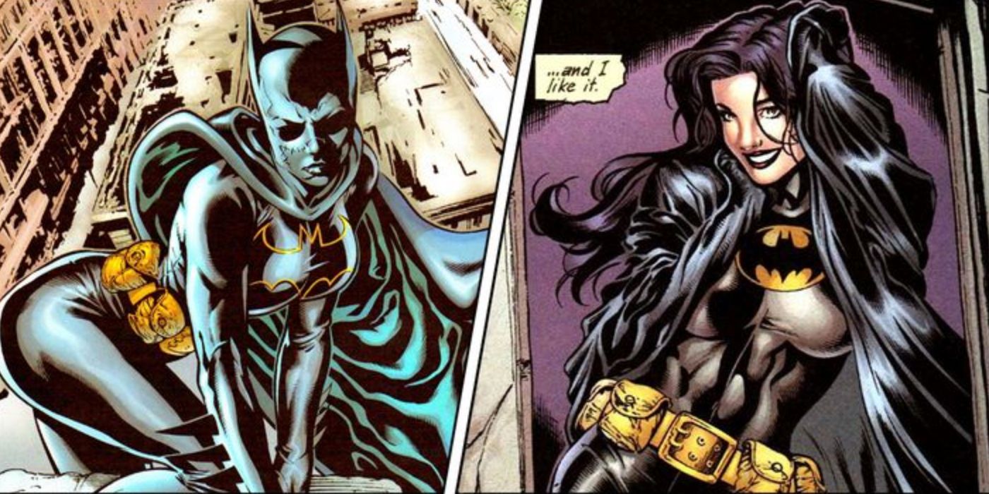 Huntress becomes Batgirl In the Batman storyline No Mans Land comic.