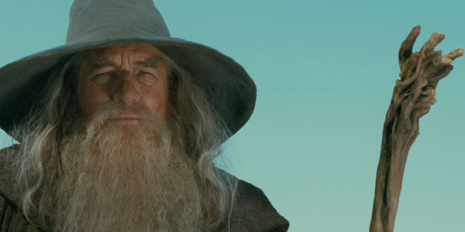 Ian McKellen as Gandalf in Lord of the Rings Fellowship of the Ring
