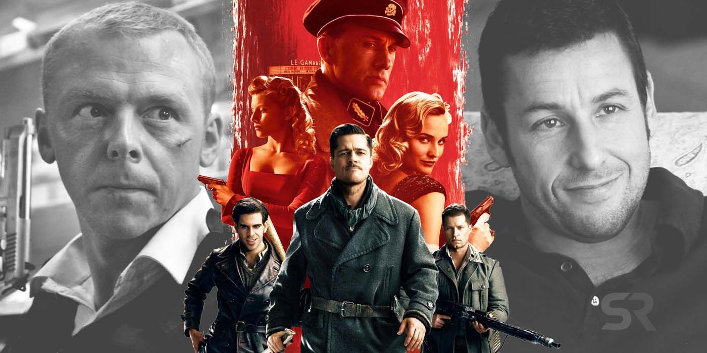 Inglourious Basterds actors almost played main cast Pegg Sandler