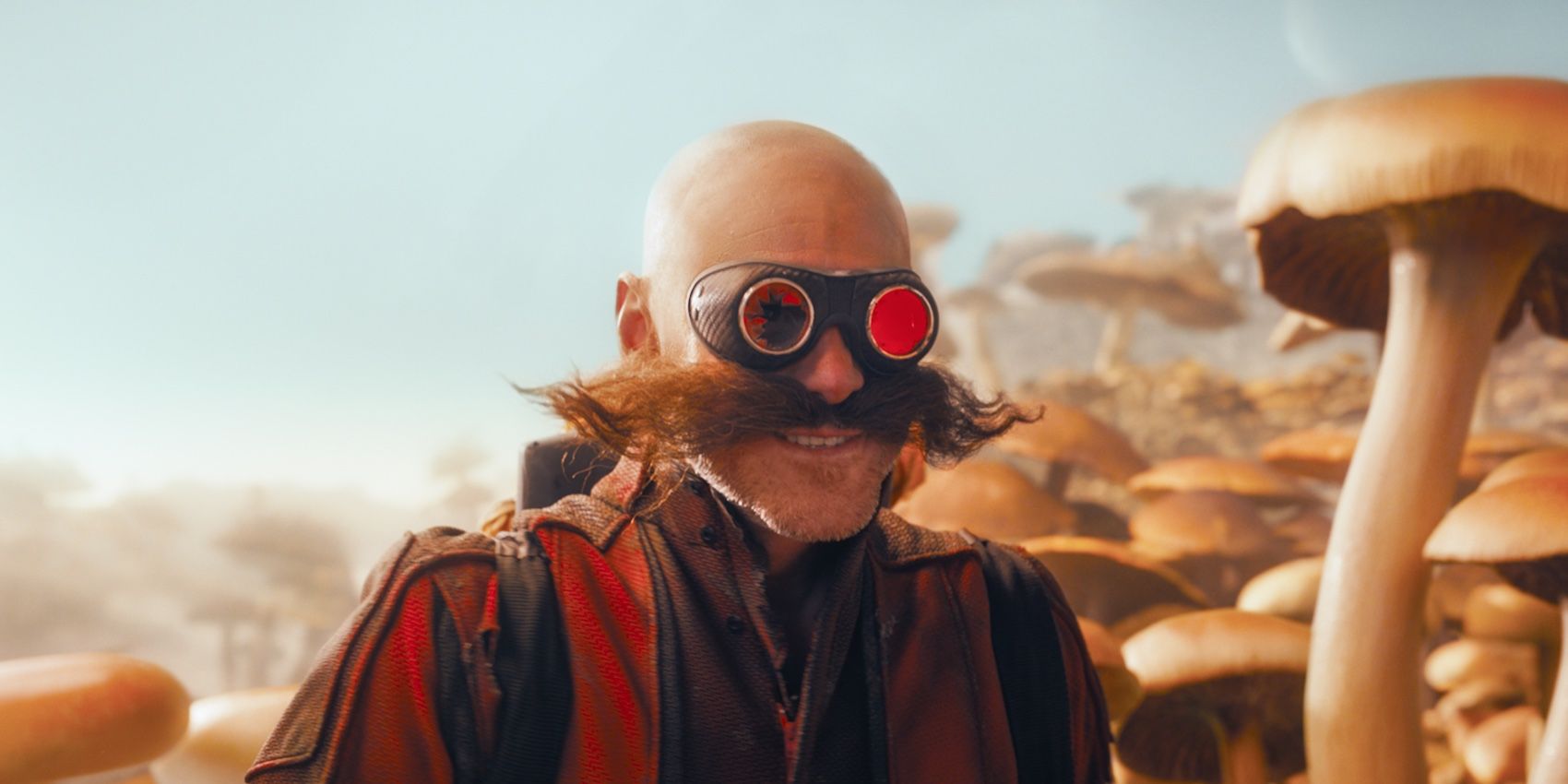 Jim Carrey as Dr Robotnik aka Eggman in Sonic the Hedgehog