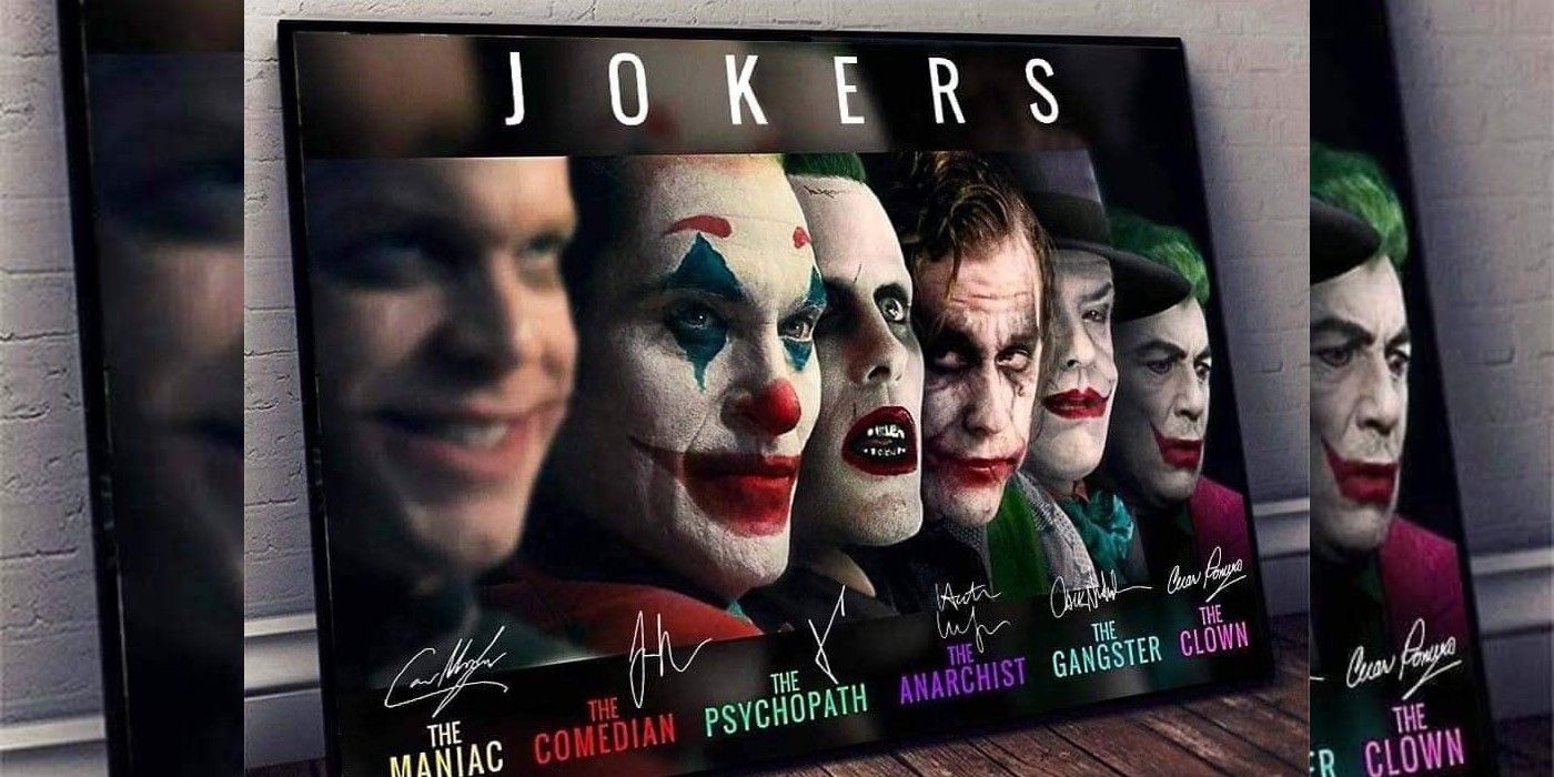 Live-Action Jokers in Fan Poster