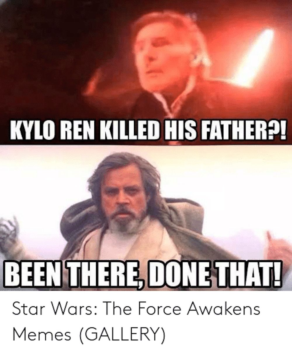 Killed his father meme copy