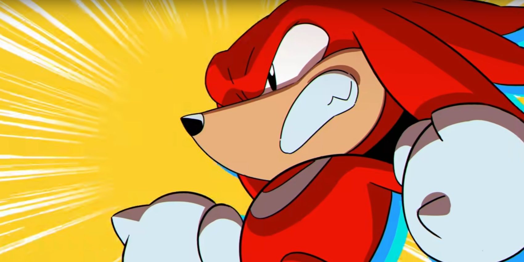 Knuckles is ready to fight in Sonic Mania