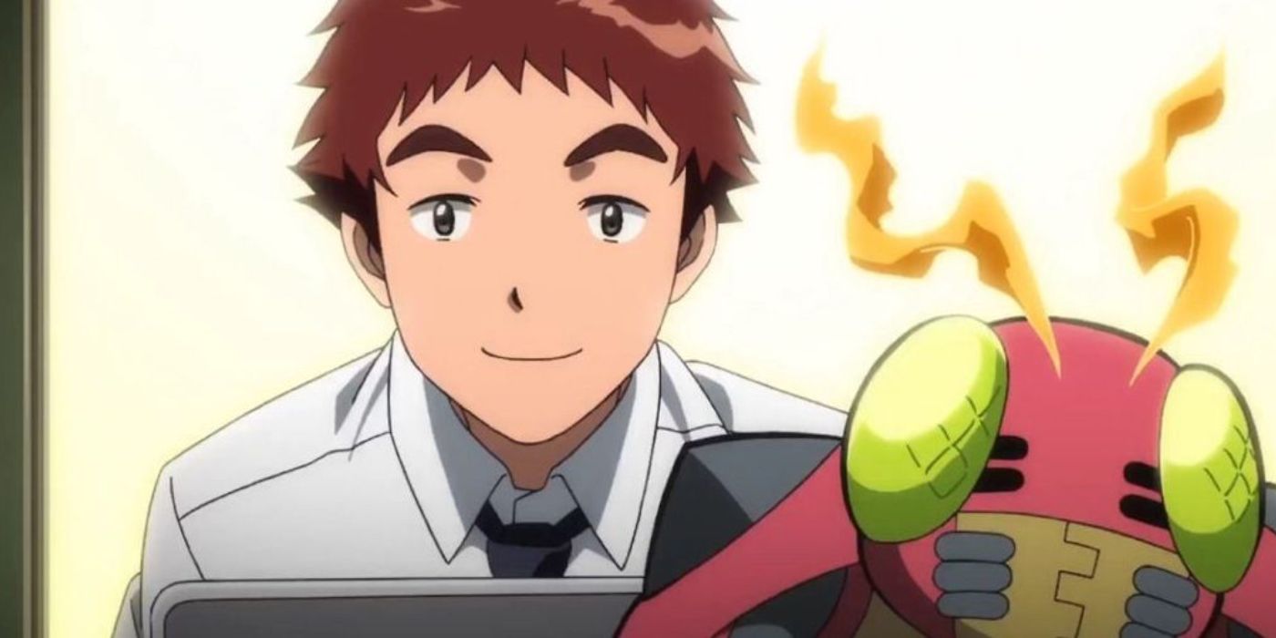 Koushiro and Tentomon as seen in Digimon Adventure tri