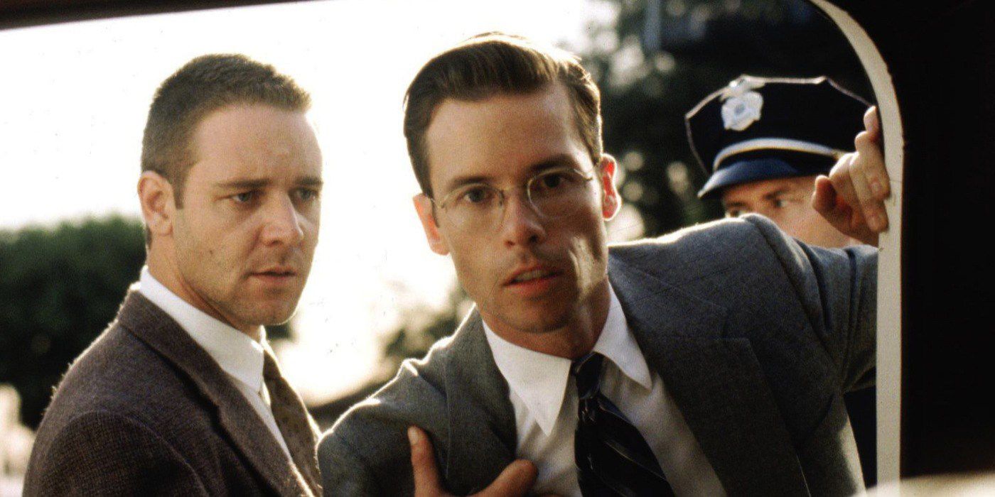 Guy Pearce e Russel Crowe em LA Confidential