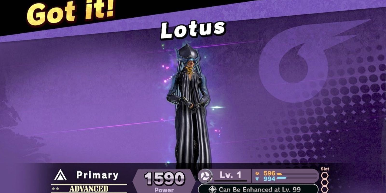 Lotus In Super Smash Bros