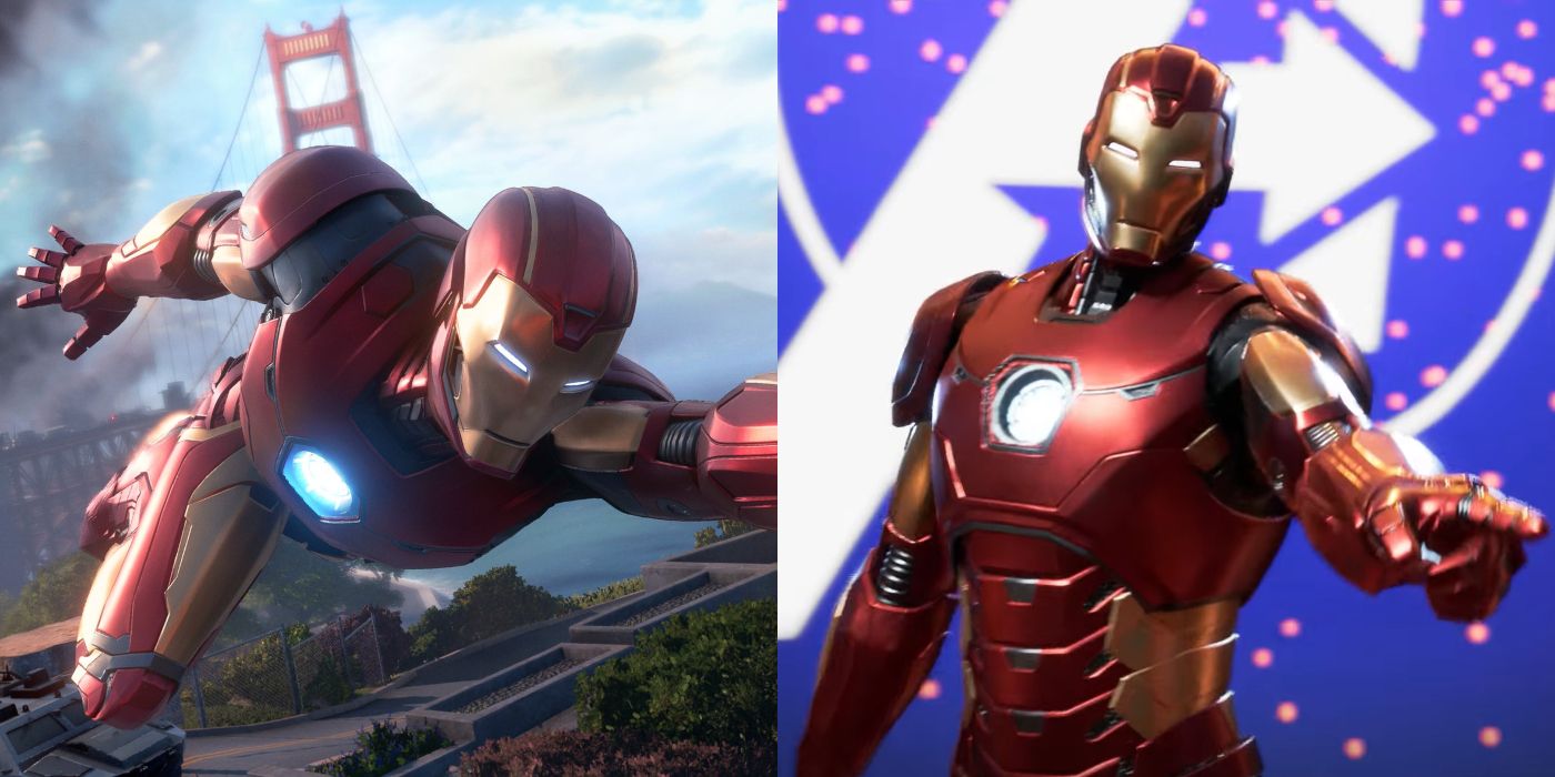 Marvels Avengers Updated Character Model Comparison Iron Man