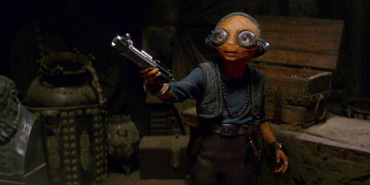 Star Wars : 10 Potential Cancelled Plots From Sequel Trilogy ! 14 Maz Kanata Star Wars Lightsaber.jpg?q=50&fit=crop&w=737&h=368&dpr=1