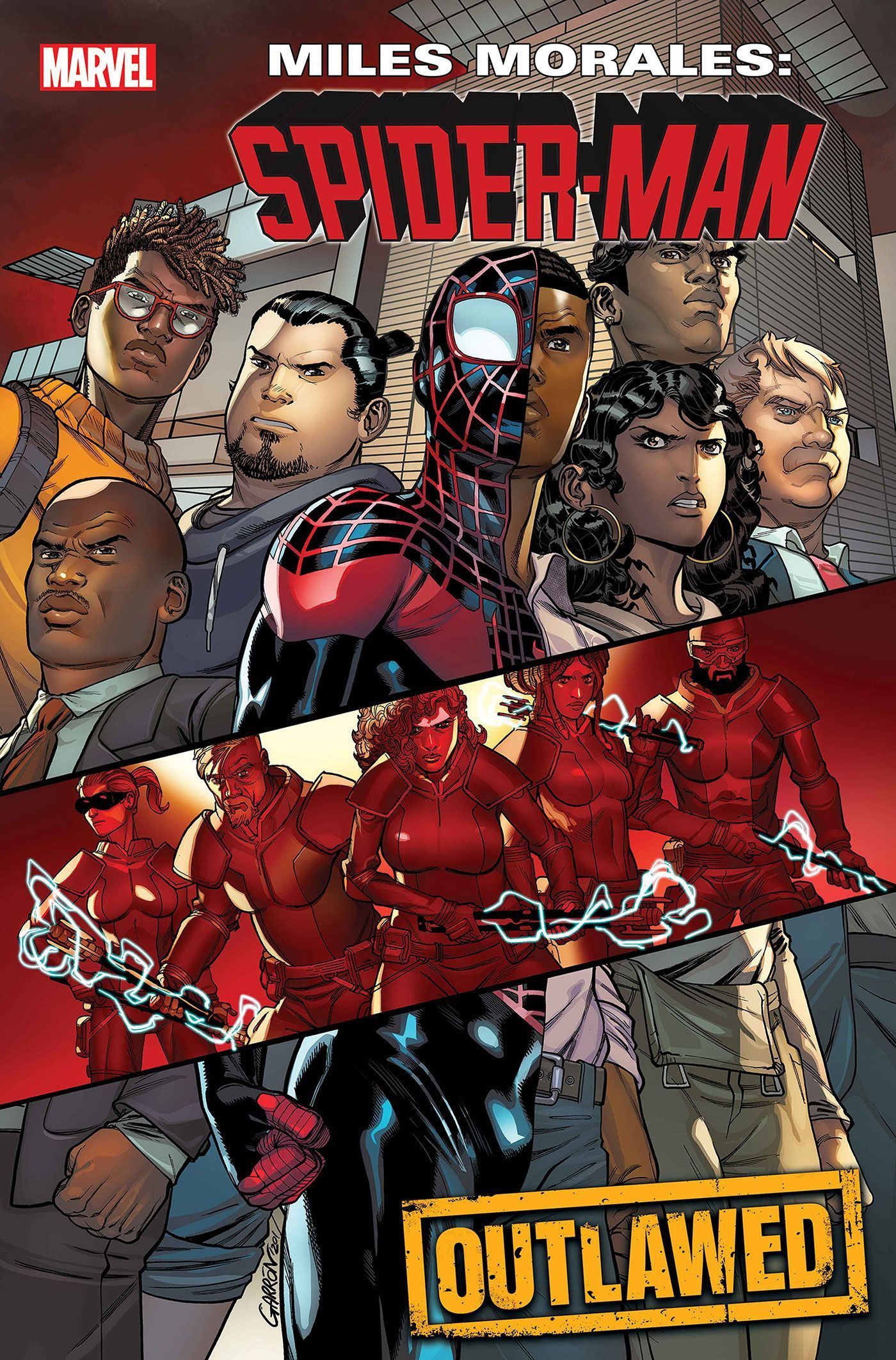 Miles Morales Spider-Man 18 Outlawed Cover