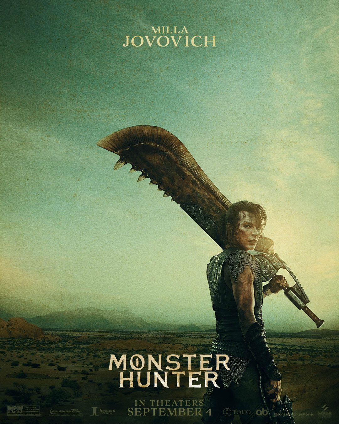 Milla Jovovich Monster Hunter Poster
