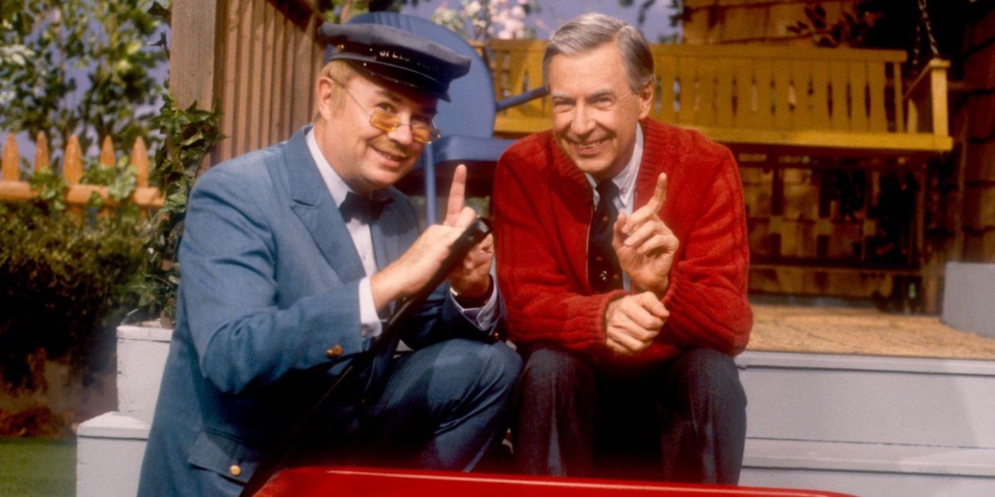 Mister Rogers and Mr McFeely