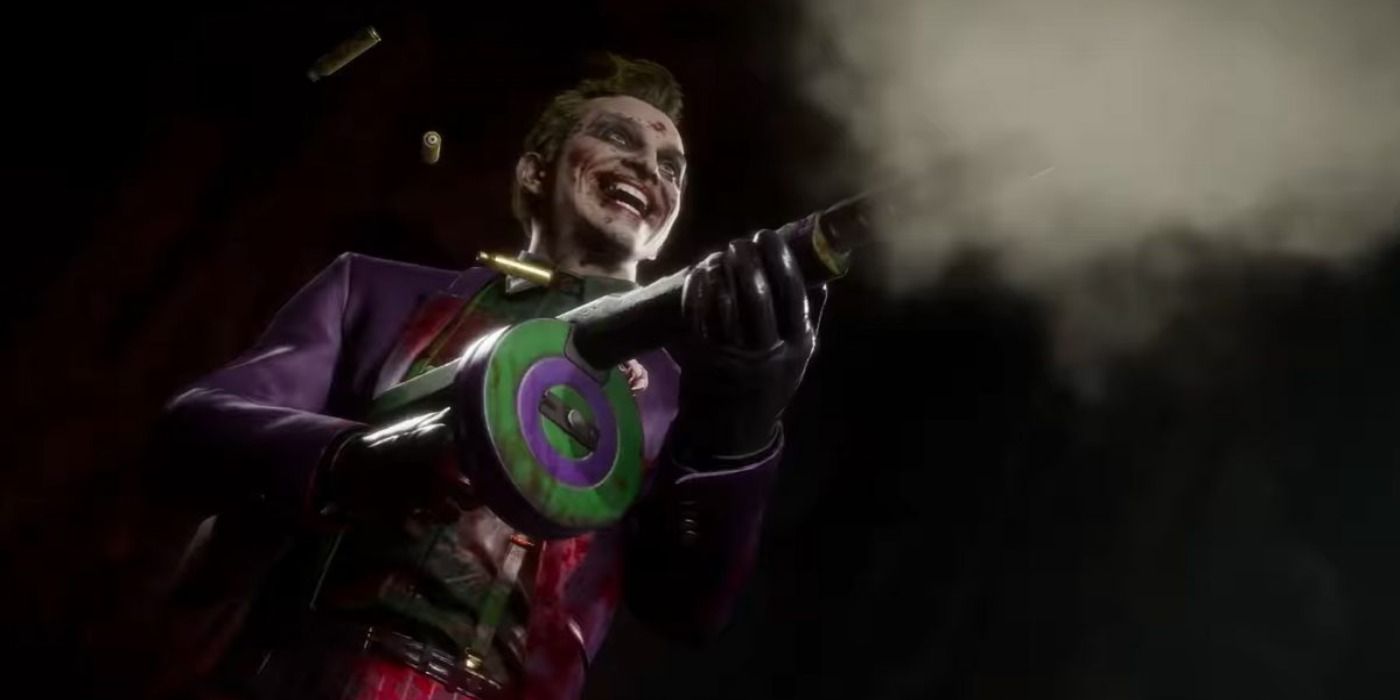 Mortal Kombat 11 Joker Tommy Gun Fatality