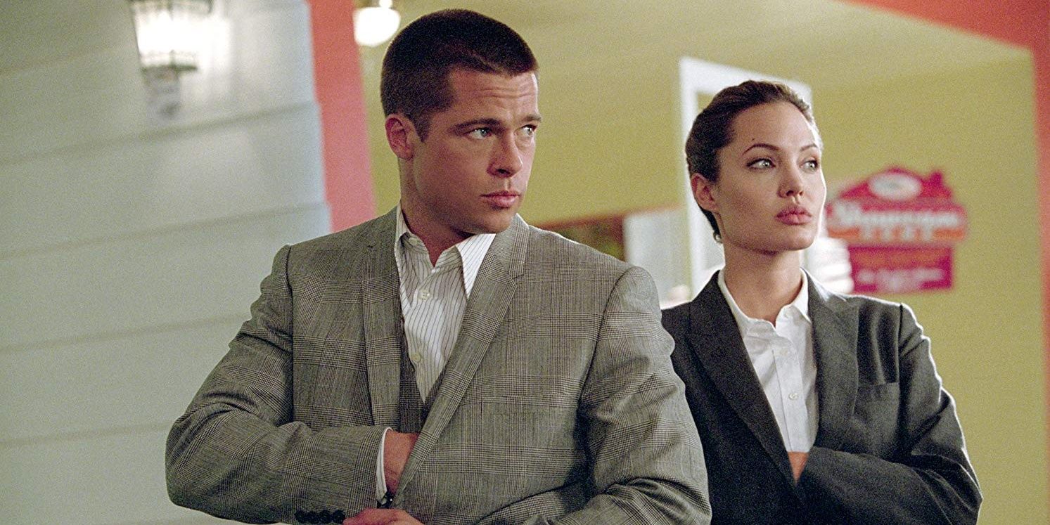 Brad Pitt Angelina Jolie Senhor e Senhora Smith