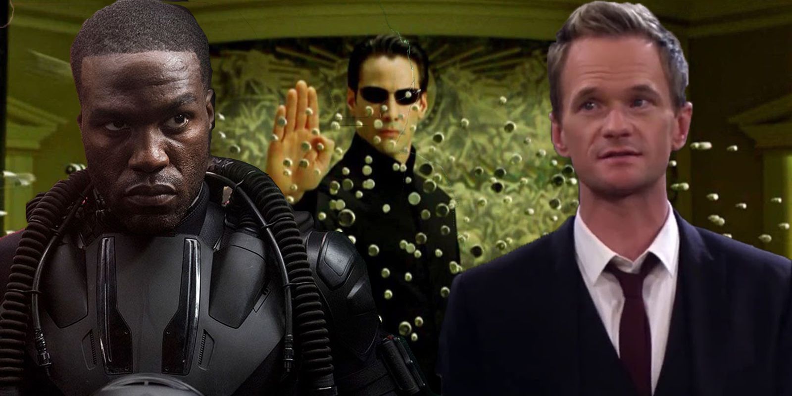 Neo in The Matrix Neil Patrick Harris Yahya Abdul-Mateen II