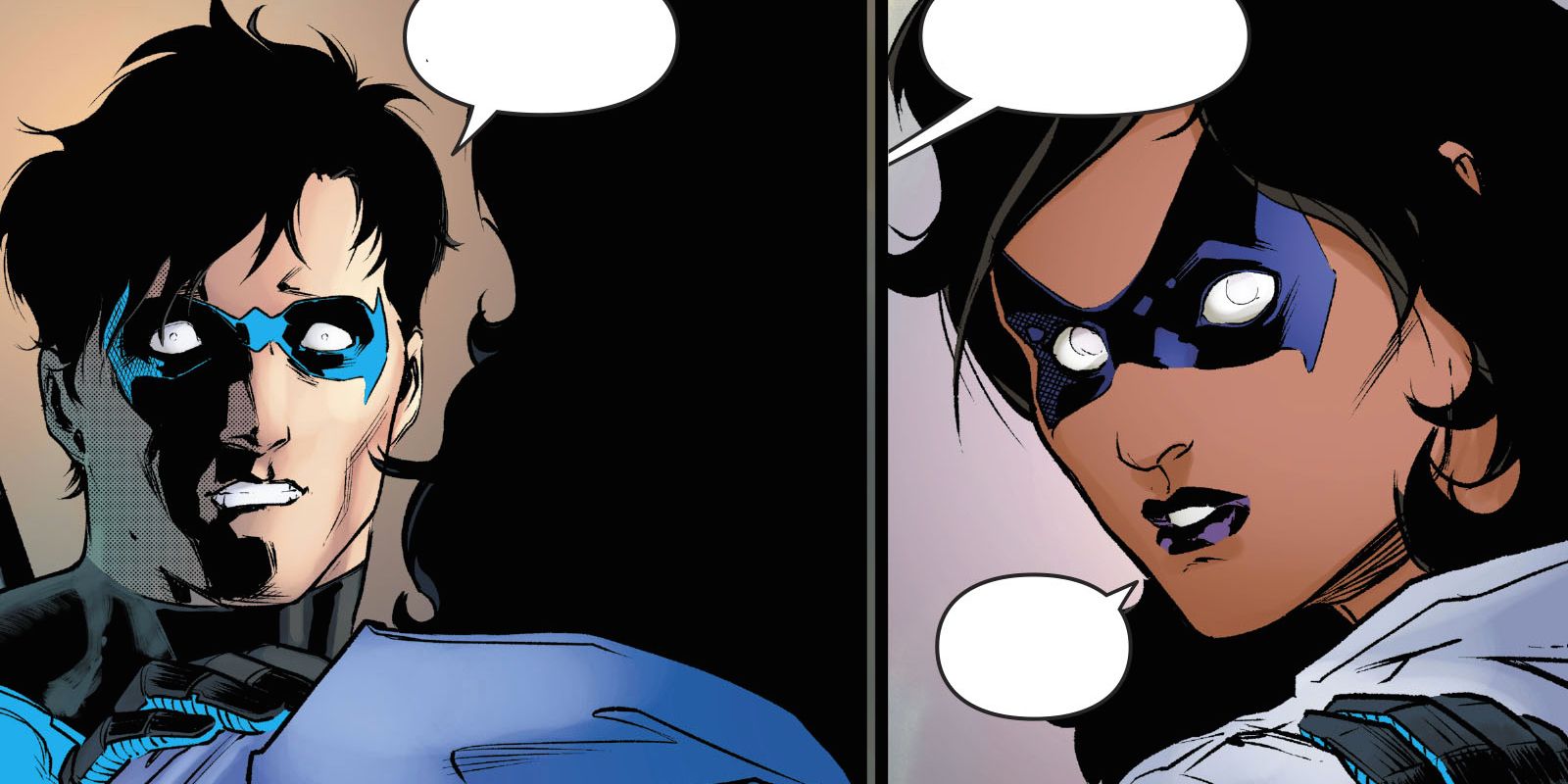 Nightwing And Huntress Working For Spyral