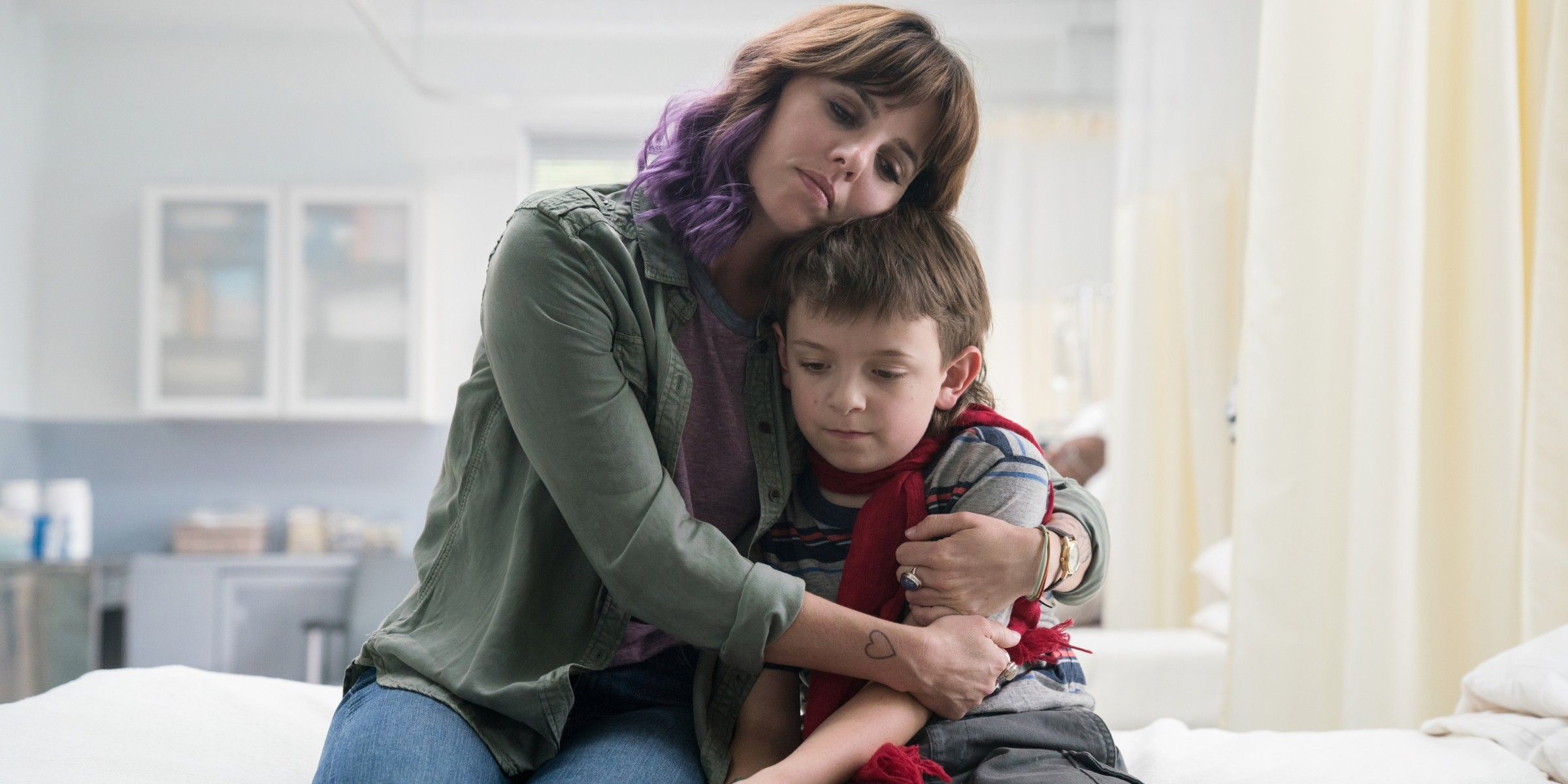 Ophelia Lovibond and Winslow Fegley in Timmy Failure