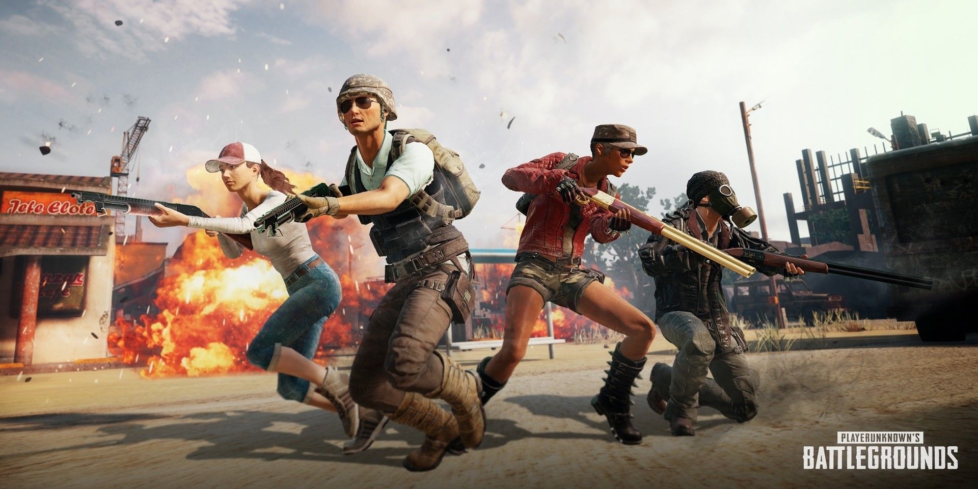 PUBG Four Characters