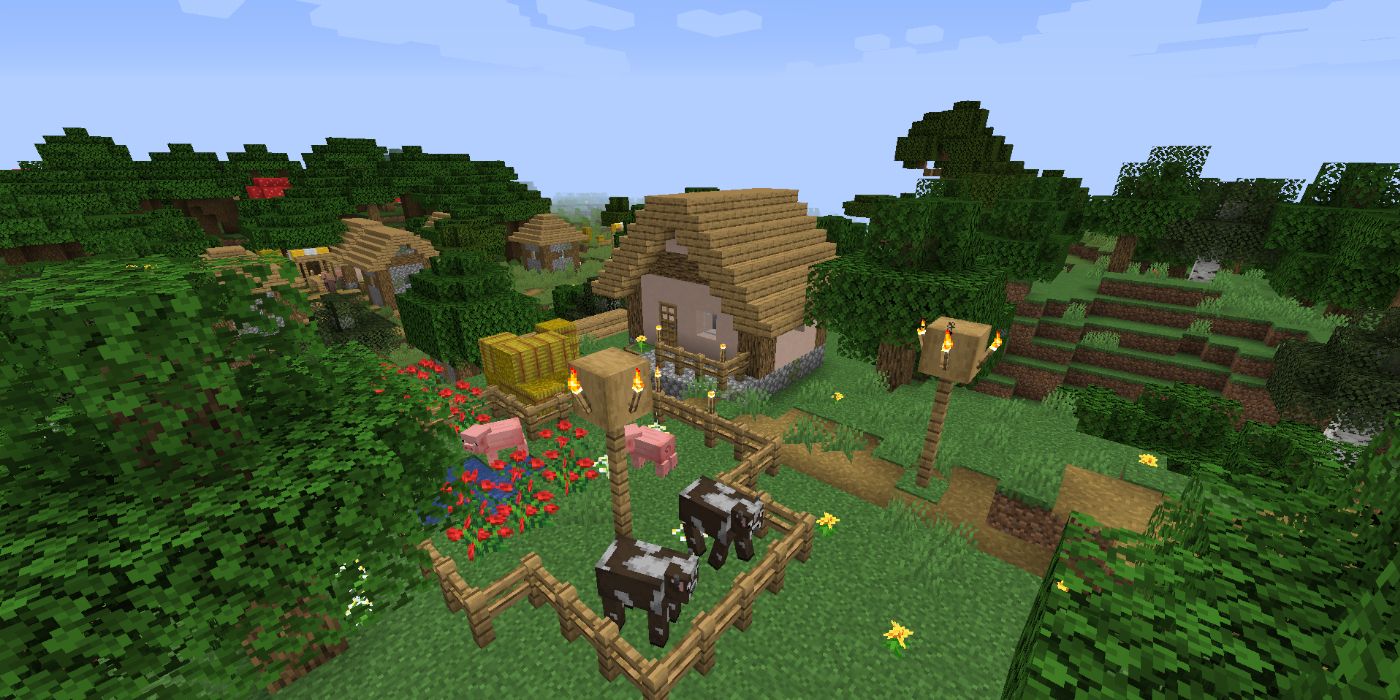 village house minecraft