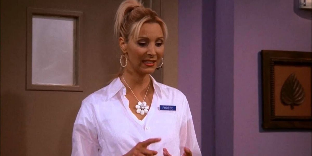 Phoebe massaging Rachel at her newcorporate massage job in Friends