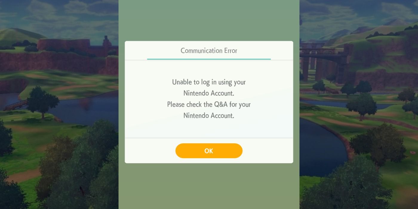 Pokemon Home Nintendo Account Error