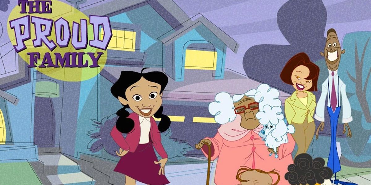 The Proud Family with Penny, Oscar, Suga Mama, and Trudy