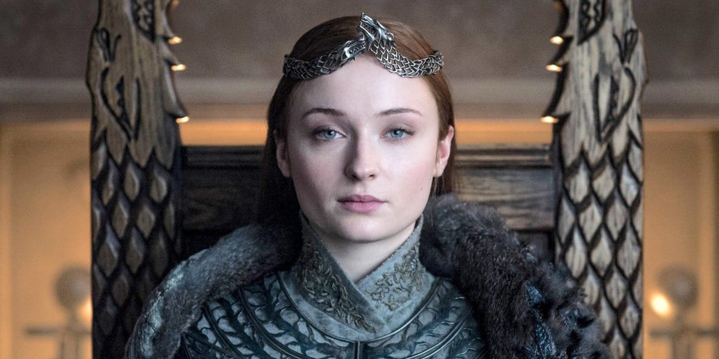 Sansa Stark como a Rainha do Norte em GOT
