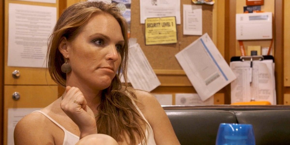 Rhylee Gerber staring at someone off camera on Below Deck