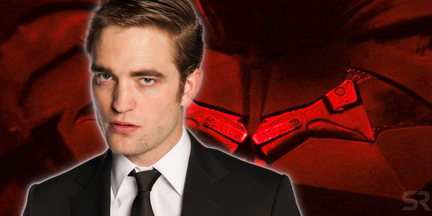 Robert Pattinson and Batman Suit Symbol
