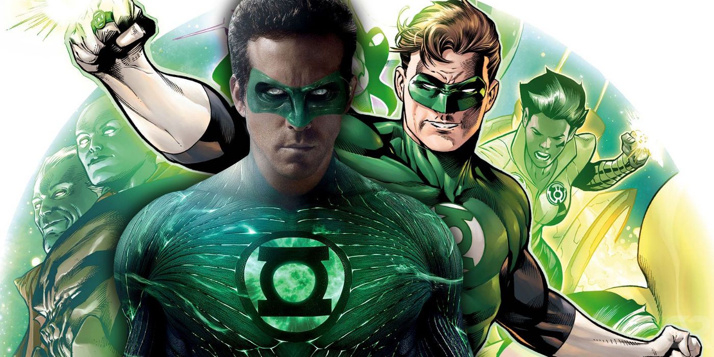 Ryan Reynolds as Green Lantern and Comic Background