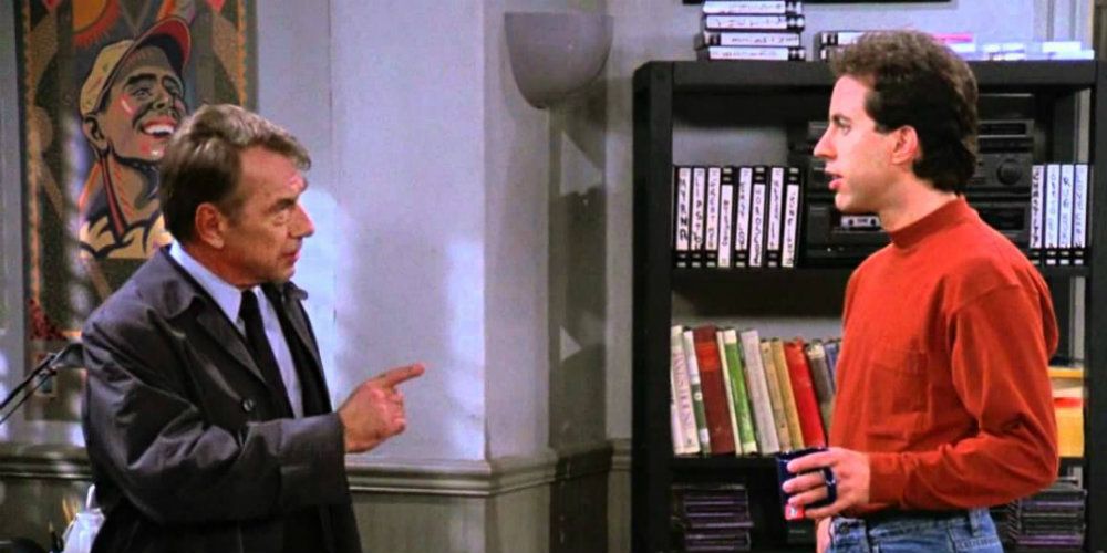 seinfeld jerry in the library