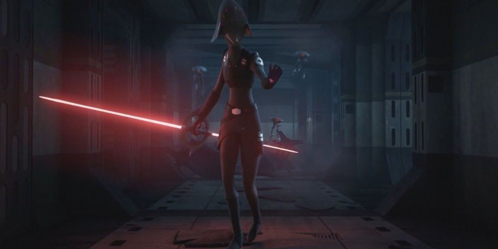 The Seventh Sister faces off against Ahsoka in Star Wars Rebels