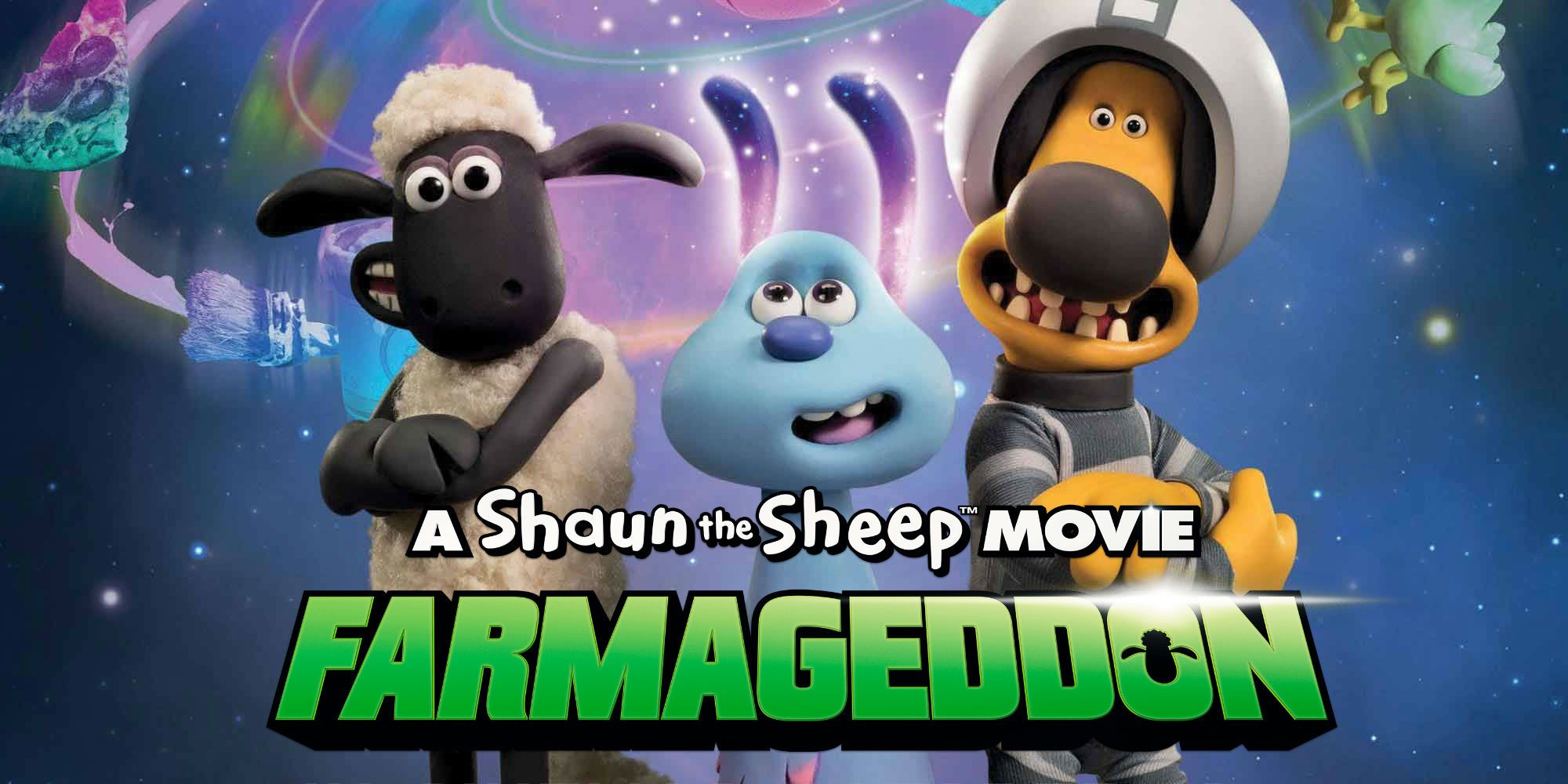 Shaun The Sheep Farmageddon Shaun, Bitzer and Lu-La