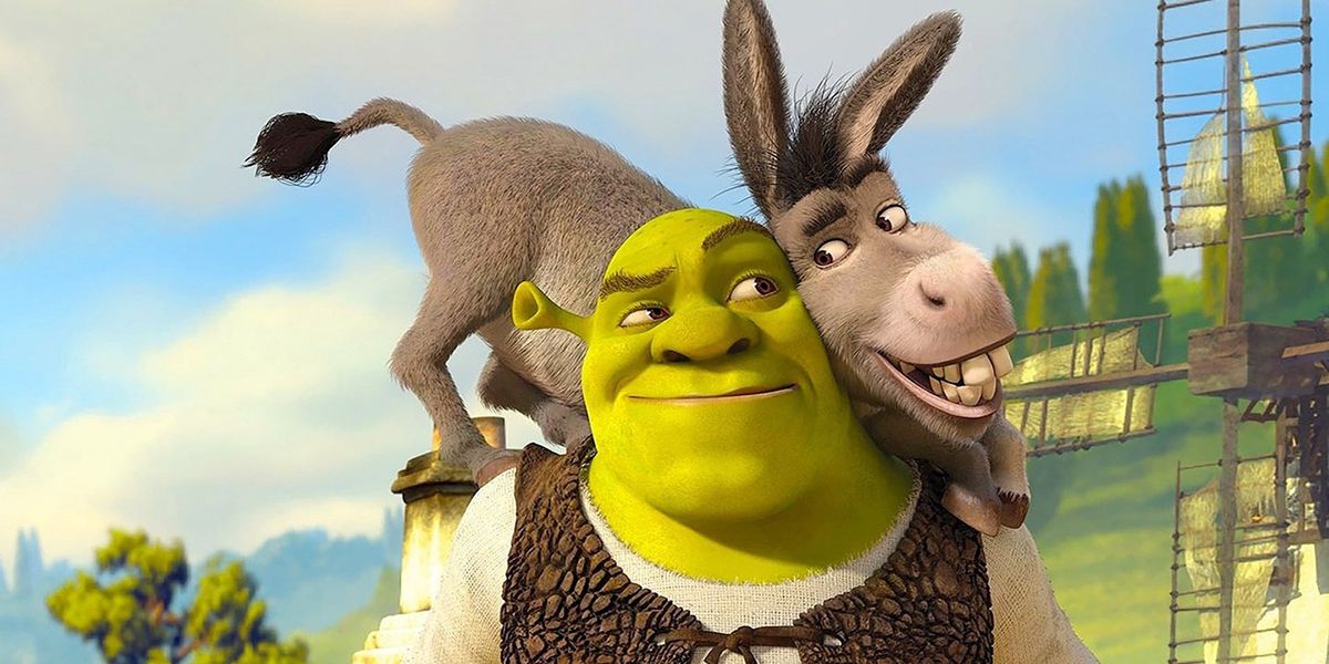 Shred and Donkey in Shrek