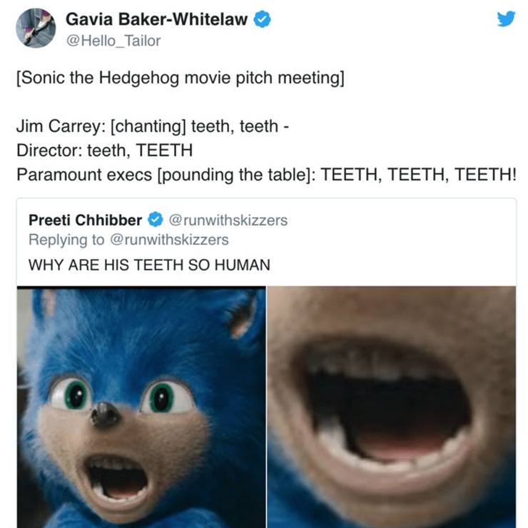 10 Hilarious Sonic The Hedgehog Movie Memes Only True Fans Will Understand 10 Hilarious Sonic The Hedgehog Movie Memes Only True Fans Will Understand