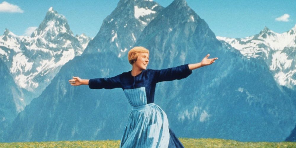 Julie Andrews mountaintop Sound of Music