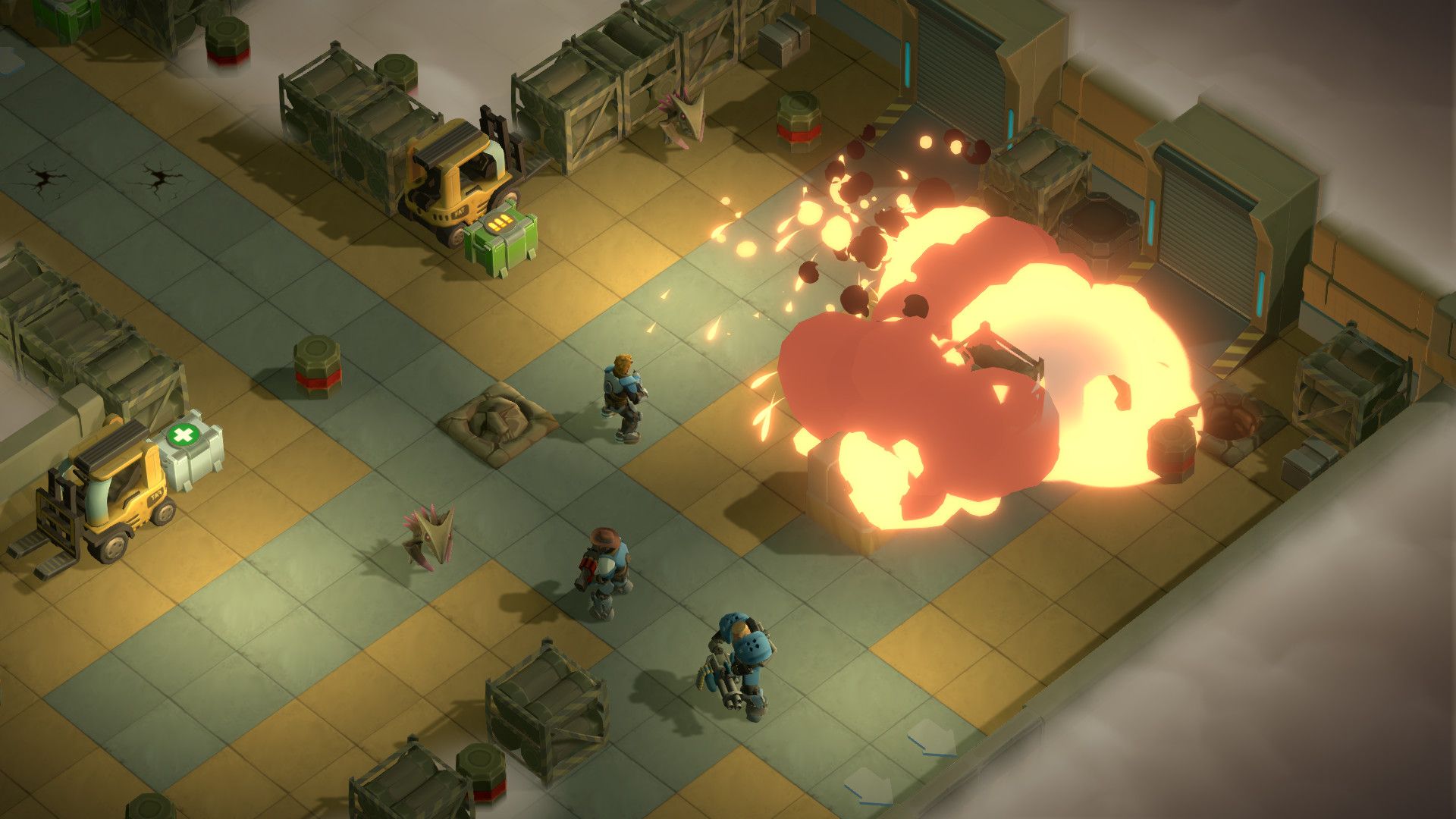 Spaceland game screenshots explosion