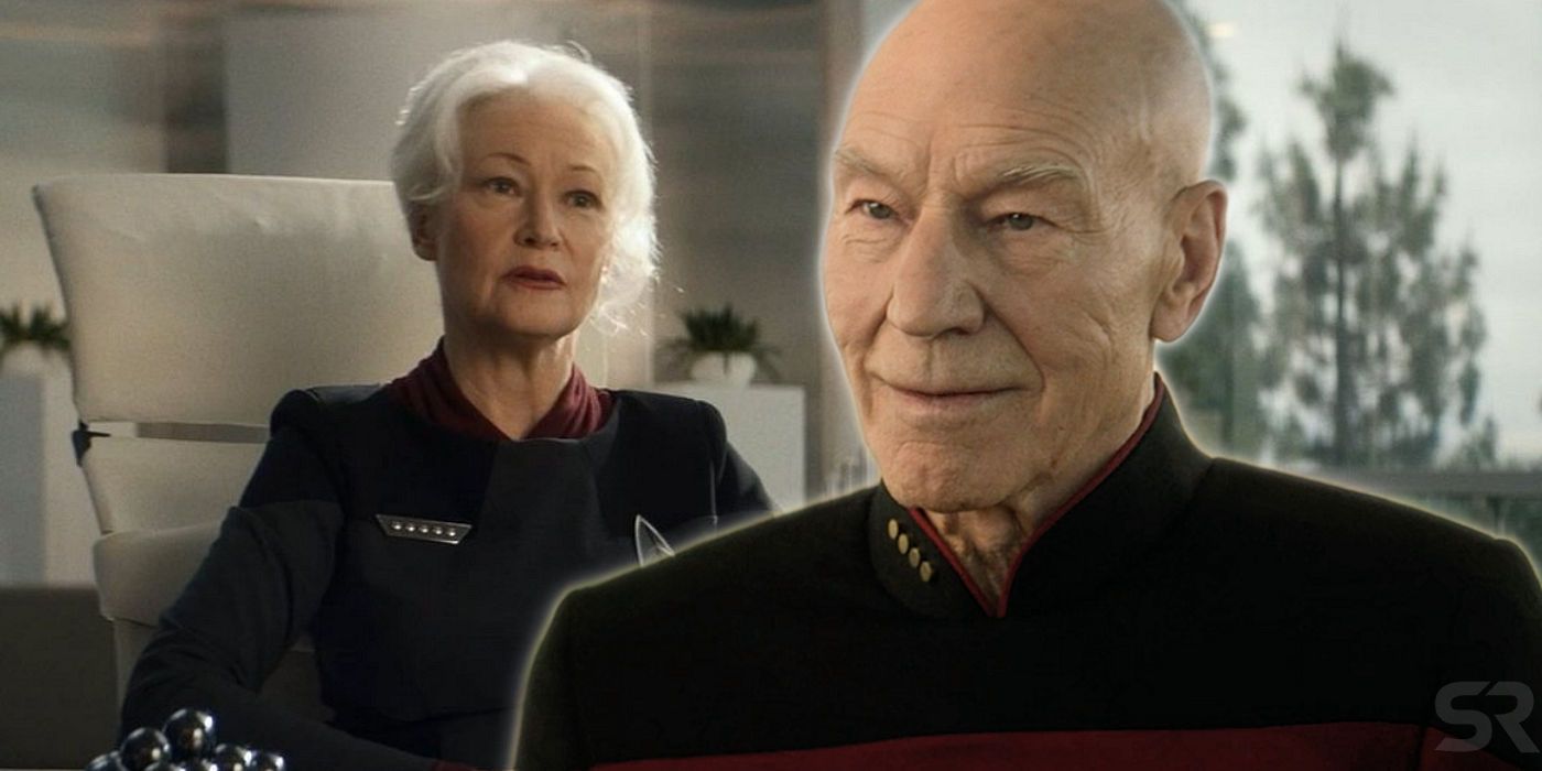 Star Trek Picard and Starfleet Admiral Clancy