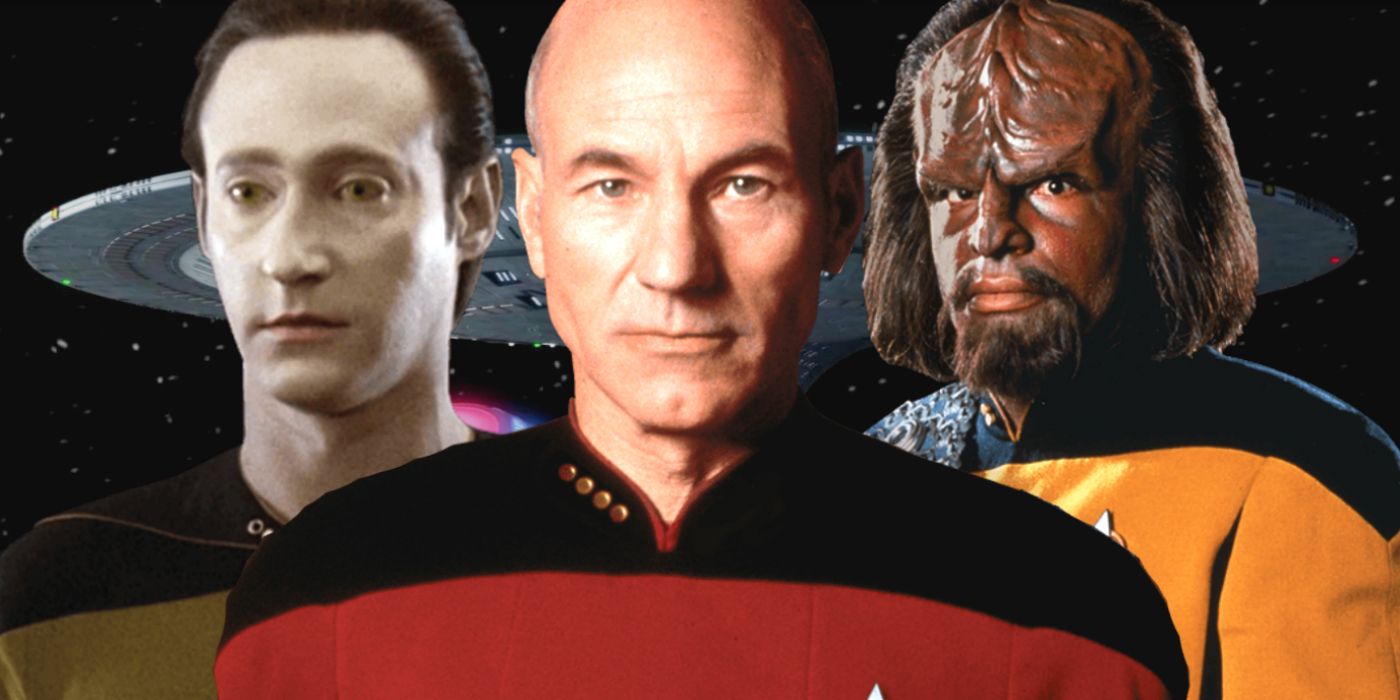 Star Trek TNG Enterprise Captain Picard Data Worf