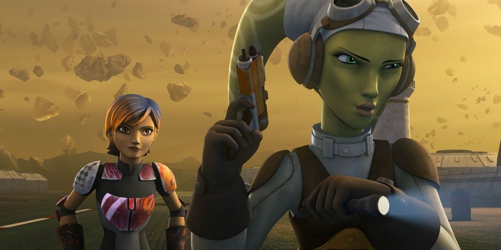 Sabine and Hera get stranded together in Star Wars: Rebels