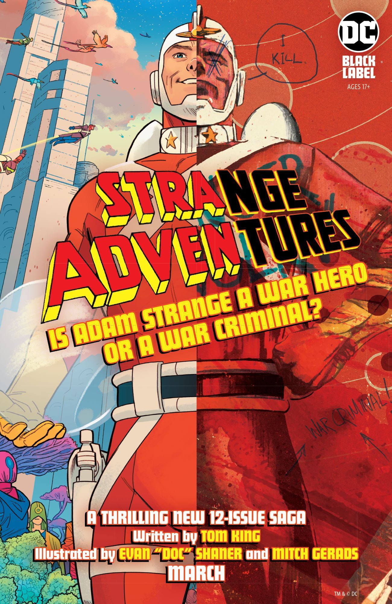 Strange Adventures DC Comics Black Label Art