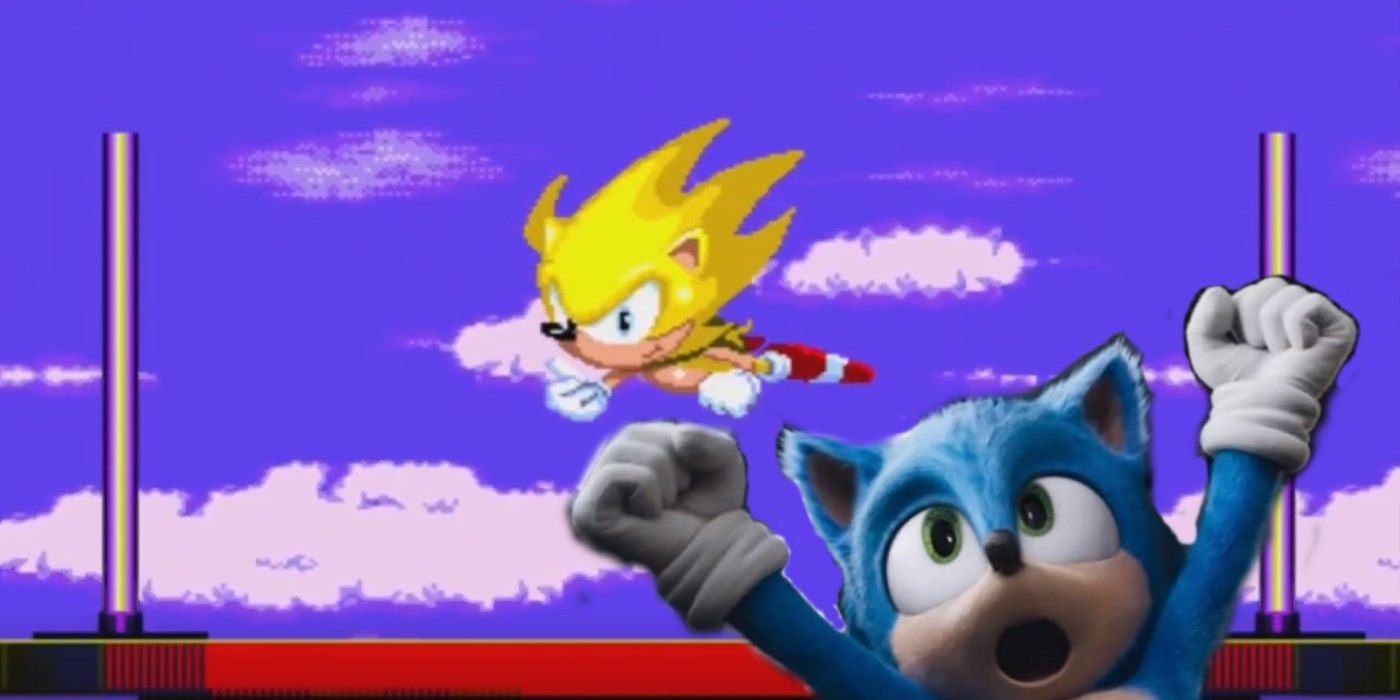 Super Sonic Sonic The Hedgehog Movie